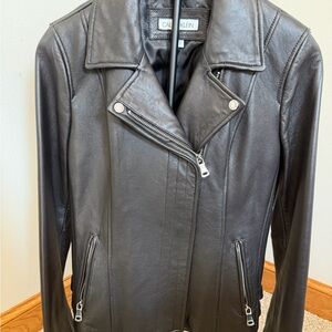 Calvin Klein Women's Black Leather Jacket